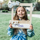 Personalized Magnetic Back-to-School Photo Board – First & Last Day, Includes One Name