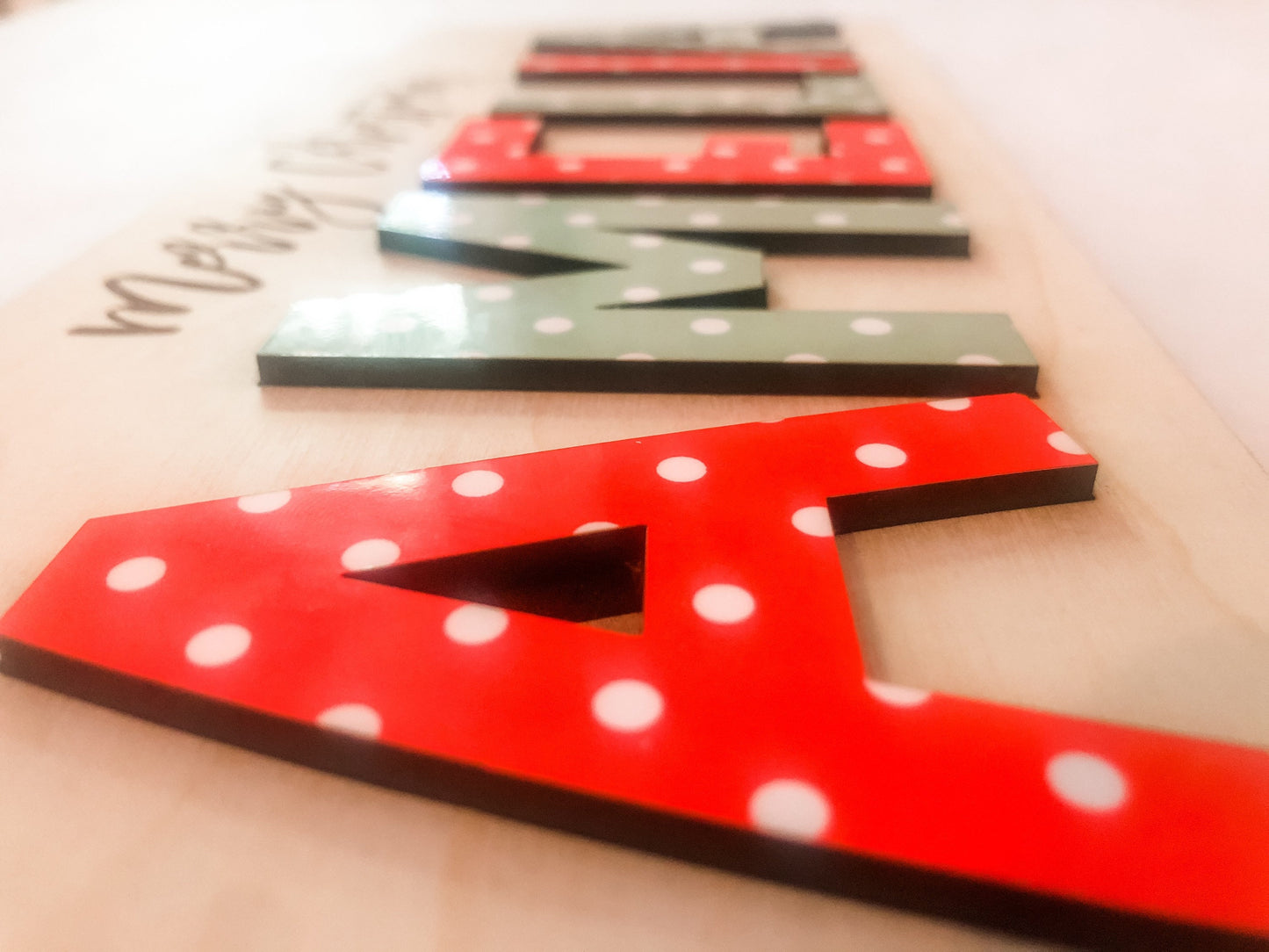 Christmas Name Puzzle