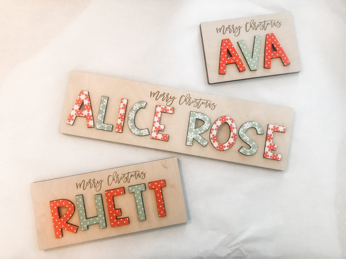 Christmas Name Puzzle