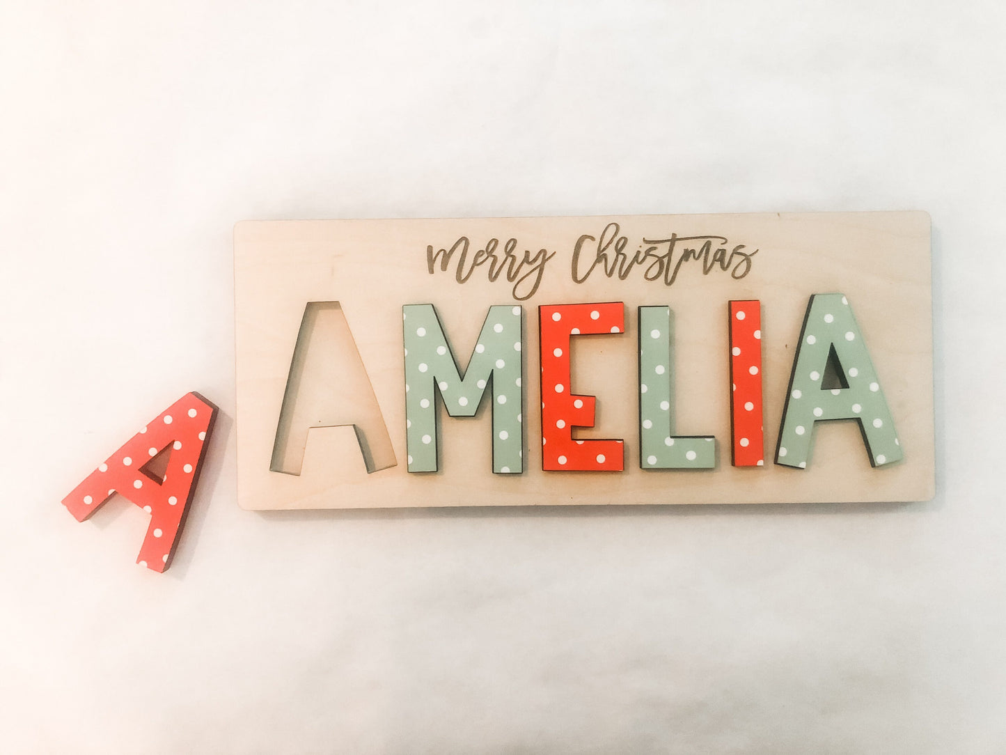 Christmas Name Puzzle