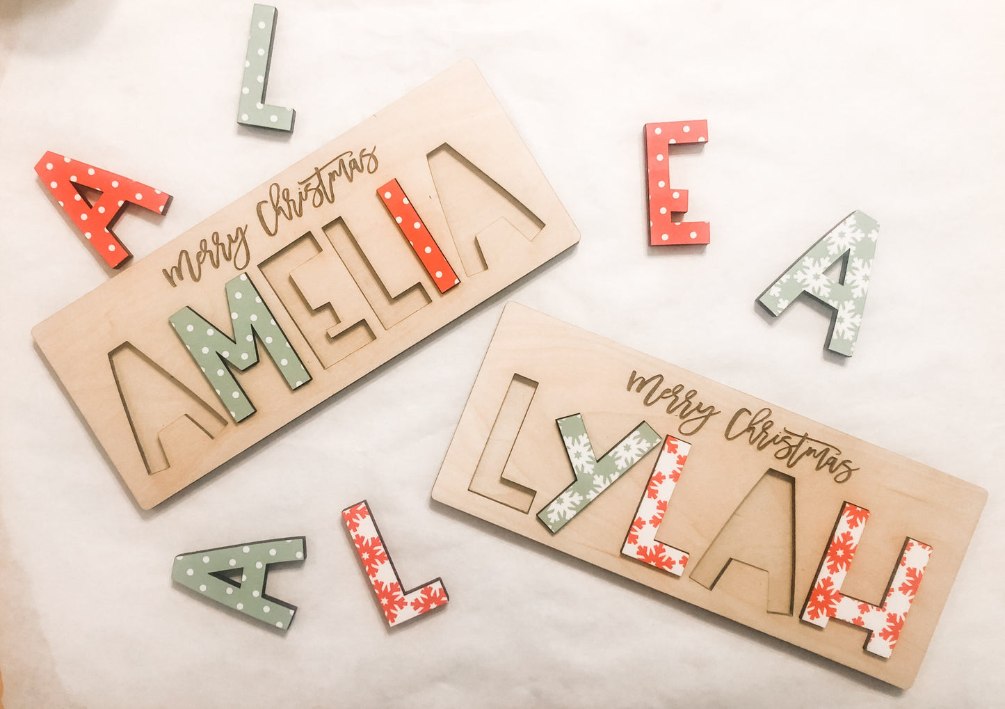 Christmas Name Puzzle