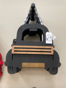 Farmhouse Truck Door Hanger – Holds Tiered Tray Inserts