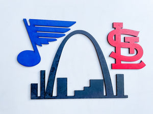 St. Louis Sports-Themed Tiered Tray Bundle