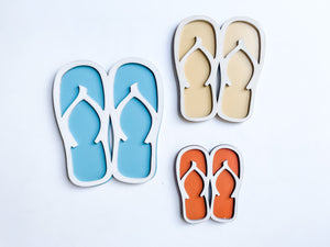 Flip-Flop Themed Tiered Tray Bundle