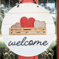 Geometric Heart Tiered Tray Bundle | 3-Piece Valentine's Day Decor Set (Door Hanger Not Included)