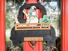 Load image into Gallery viewer, St. Patrick&#39;s Day Tiered Tray Bundle - Gnome, Shamrock, &amp; Horsehoe Decor
