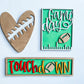 Football-Themed Tiered Tray Bundle