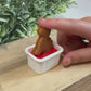 Nugget Clicker - 3D Printed Chicken Nugget & Ketchup Fidget Toy