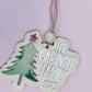 Custom Family Name Ornament | 2025 Acrylic Tree Design