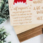 Personalized Elf Report Card & Message Board Set | Elf on the Shelf Accessories