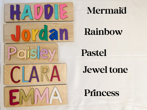 Custom Wooden Name Puzzle