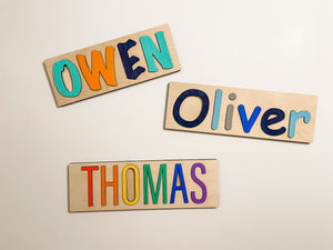 Custom Wooden Name Puzzle