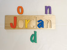 Load image into Gallery viewer, Custom Wooden Name Puzzle
