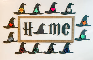 Harry Potter-Themed Interchangeable HOME Sign