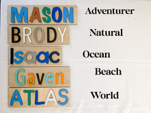 Load image into Gallery viewer, Custom Wooden Name Puzzle
